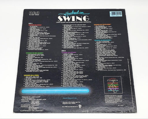 Larry Elgart And His Manhattan Swing Orchestra Hooked On Swing LP Record 1982 2