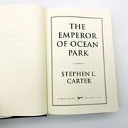 The Emperor Of Ocean Park Hardcover Stephen L Carter 2002 Law Professor Book Clu 7