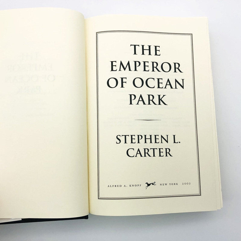 The Emperor Of Ocean Park Hardcover Stephen L Carter 2002 Law Professor Book Clu 7
