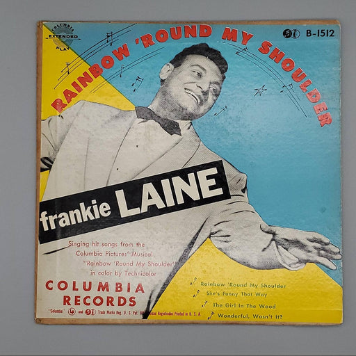 Frankie Laine Rainbow Round My Shoulder EP Record Columbia 1952 B-1512 1