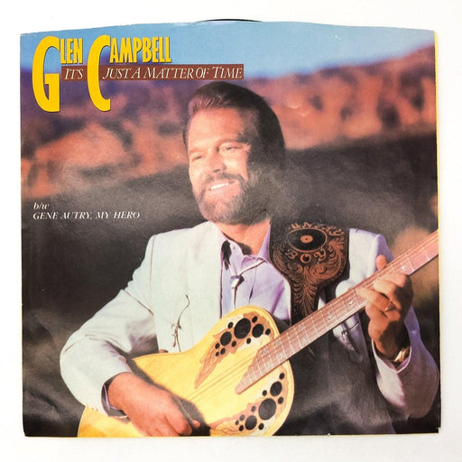 Glen Campbell It's Just A Matter of Time Record 45 Single 7-99600 Atlantic 1985 1