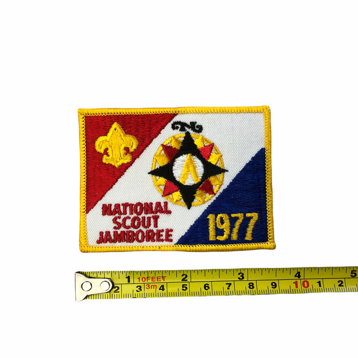 Boy Scouts of America BSA National Scout Jamboree Patch 1977 Medium Paper Back 4