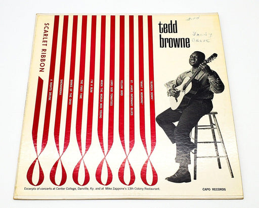 Tedd Browne Scarlet Ribbon 33 RPM LP Record Capo Records, Inc. PB-1276 1