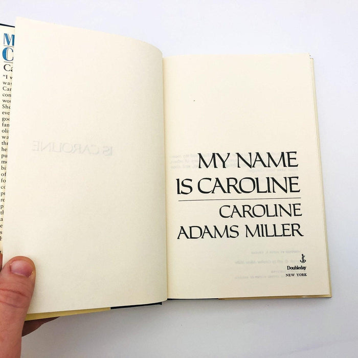 My Name is Caroline Hardcover Caroline Adams Miller 1988 Bulimia Young Lady Girl 7