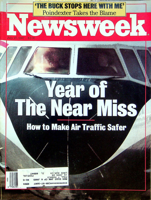 Newsweek Magazine July 27 1987 Airline Deregulation Troubled Skies VHS Bootleg