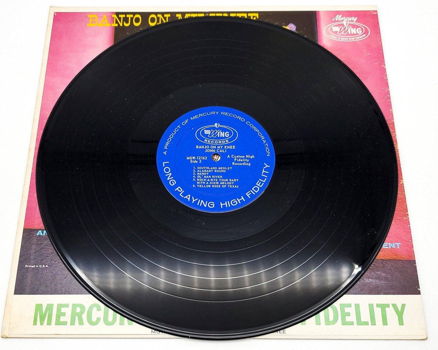 John Cali Banjo On My Knee 33 RPM LP Record Mercury 1959 MGW 12162 5