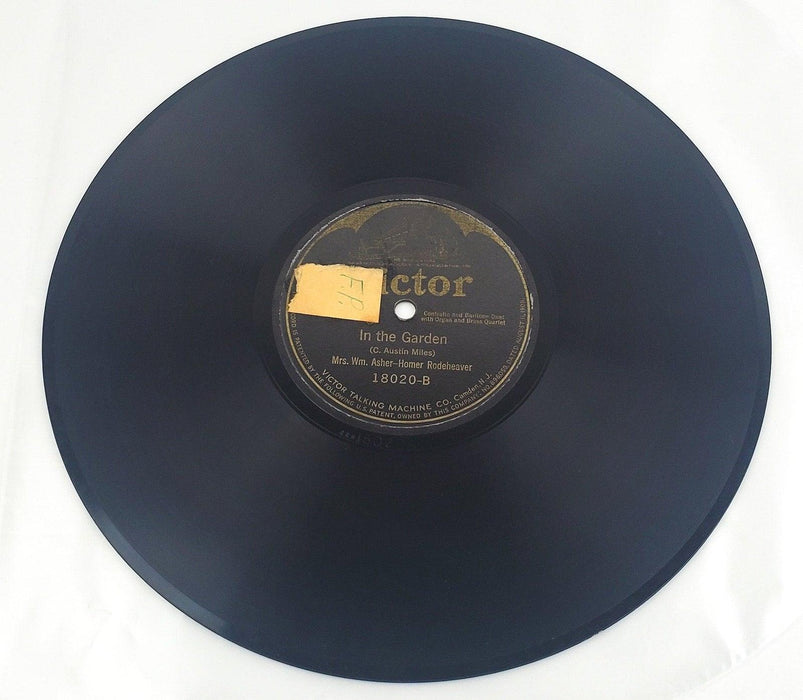 Homer Rodeheaver When The World Forgets 78 RPM Single Record Victor 1916 2