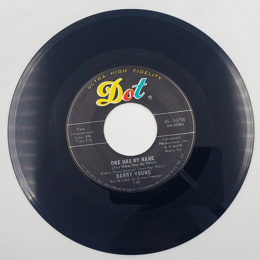 Barry Young Show Me The Way 45 RPM Single Record Dot 1965 1