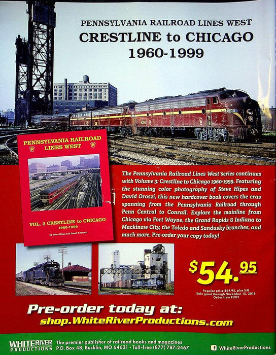 Railfan & Railroad Magazine November 2016 Vol 35 No 11 Hamilton, Ontario's Busy