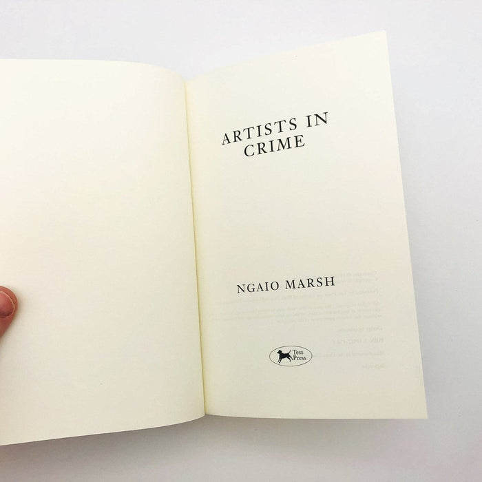 Artists In Crime Hardcover Ngaio Marsh 1965 Inspector Alleyn Mystery Art Paint 7