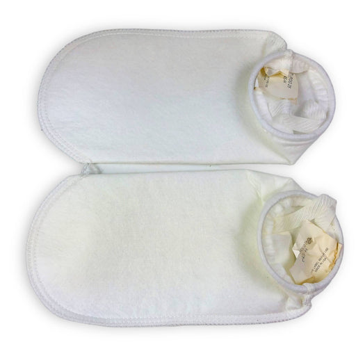 2pk Liquid Filter Sock Bag 25 Micron 4-1/8" x 14" Sewn Water Liquid Diesel Oil 1