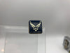 US Air Force Lapel Pin USAF Wings Blue Chrome Logo Insignia Epoxy Enamel 5