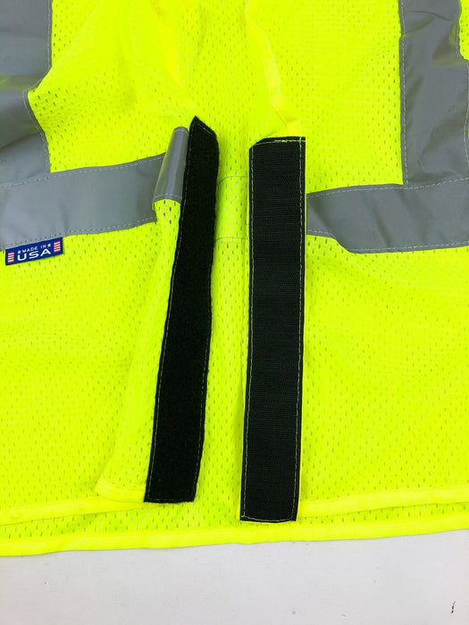 2pk Safety Vest Reflective 3XL Hi Visibility Lime Yellow Mesh ML Kishigo 13590 4