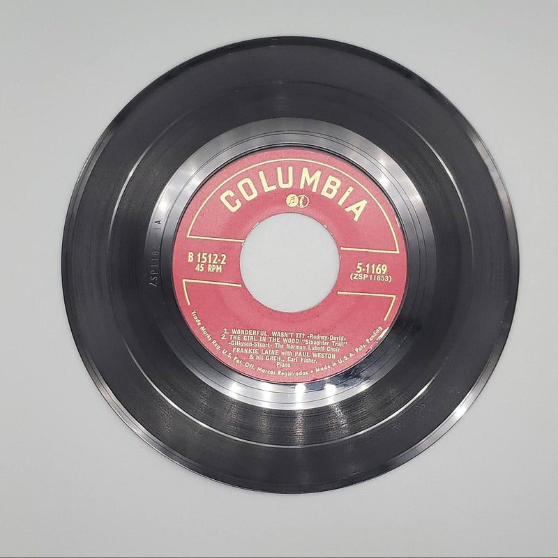 Frankie Laine Rainbow Round My Shoulder EP Record Columbia 1952 B-1512 4