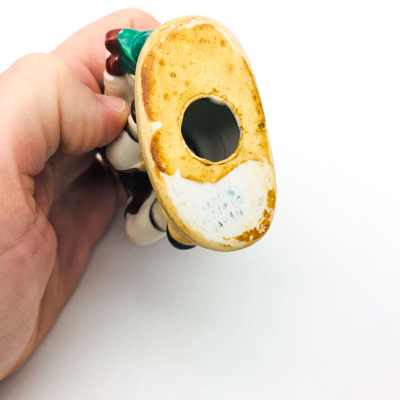 Occupied Japan Figurine Kewpie Musician Music Boy Playing Fiddle Violin 4" Cpy1