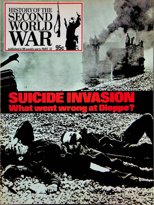 History Second World War WW2 Magazine 1973 Part 37 Massacre at Dieppe Lidice 1