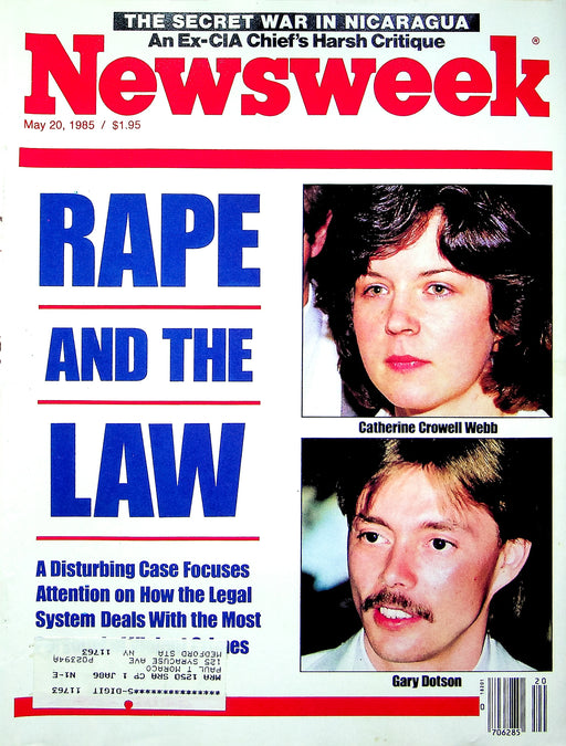 Newsweek Magazine May 20 1985 Josef Mengele WW2 German Gary Dotson Trial Law 1