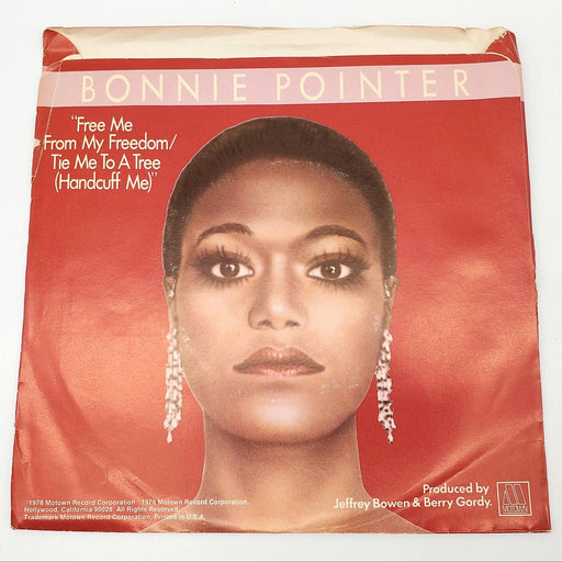 Bonnie Pointer Free Me From My Freedom Single Record Motown 1978 RED VINYL 2