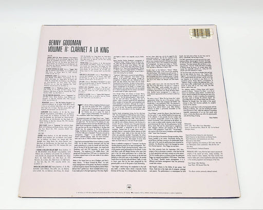 Benny Goodman Volume II: Clarinet A La King LP Record Columbia 1987 CJ 40834 2