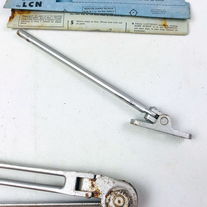 LCN Size F Potbelly Closer Arm HO90 NH ALUM Hold Open 90 Non-Handed Aluminum