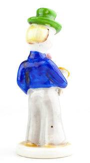 Occupied Japan Man with Green Top Hat Figurine | 4.5" Tall 4