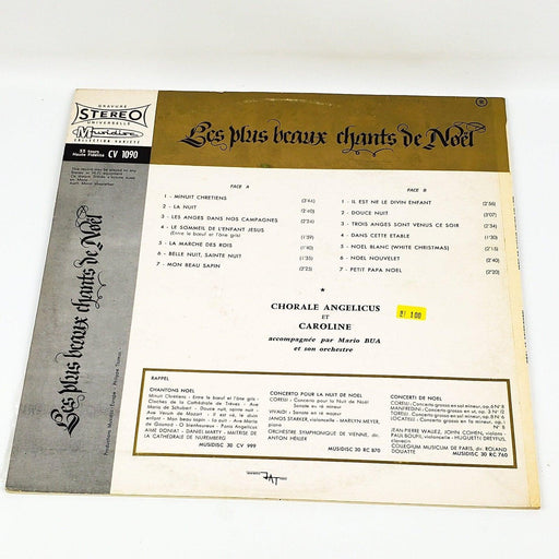 Chorale Angelicus Les Plus Beaux Chants de Noel Record 33 RPM LP Musicdisc 2