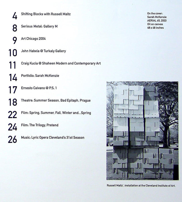 Angle Magazine 2004 Vol 2 No. 14 Sarah McKenzie, Metalwork Art 2