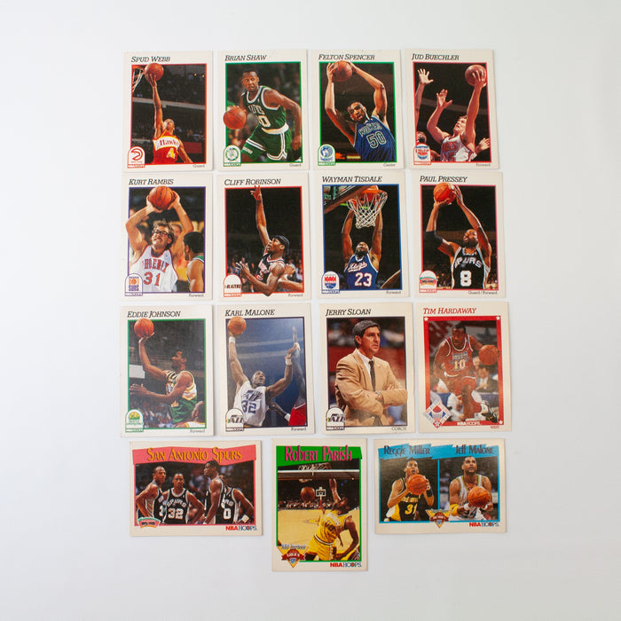 Tim Hardaway Eddie Johnson Robert Parish 1991 NBA Hoops 15 Basketball Card Lot