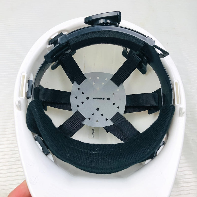 White Hard Hat Cap Type 1 Ansi Suspension 6pt Ratchet Pyramex HP 16110 SL Series 2