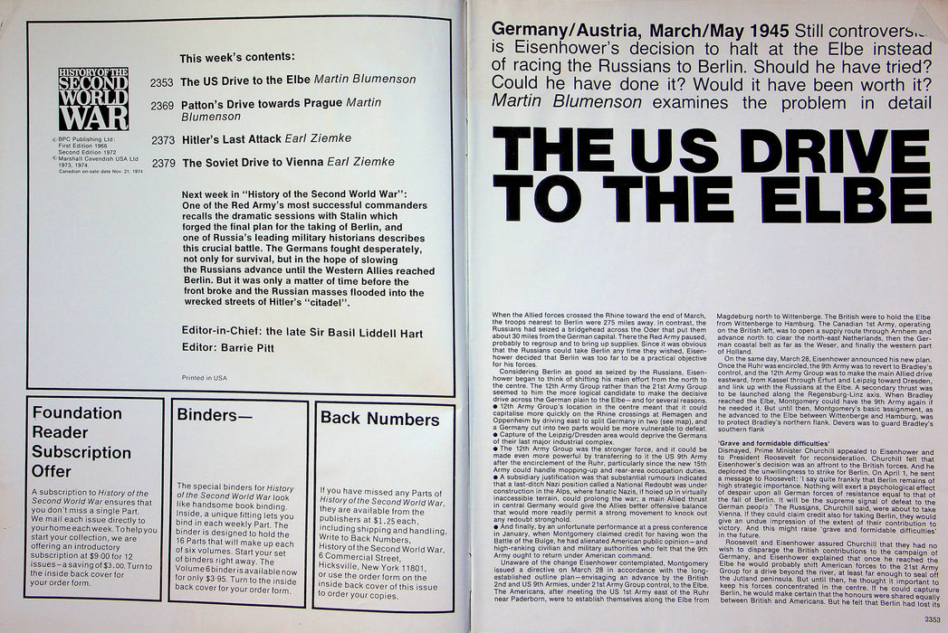 History Second World War WW2 Magazine 1974 Part 85 Inside Hitlers Reich Berlin 3