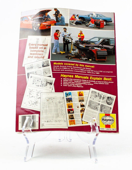 Honda Accord CVCC 1976-1983 - Automotive Repair Haynes Manual | Paperback 2