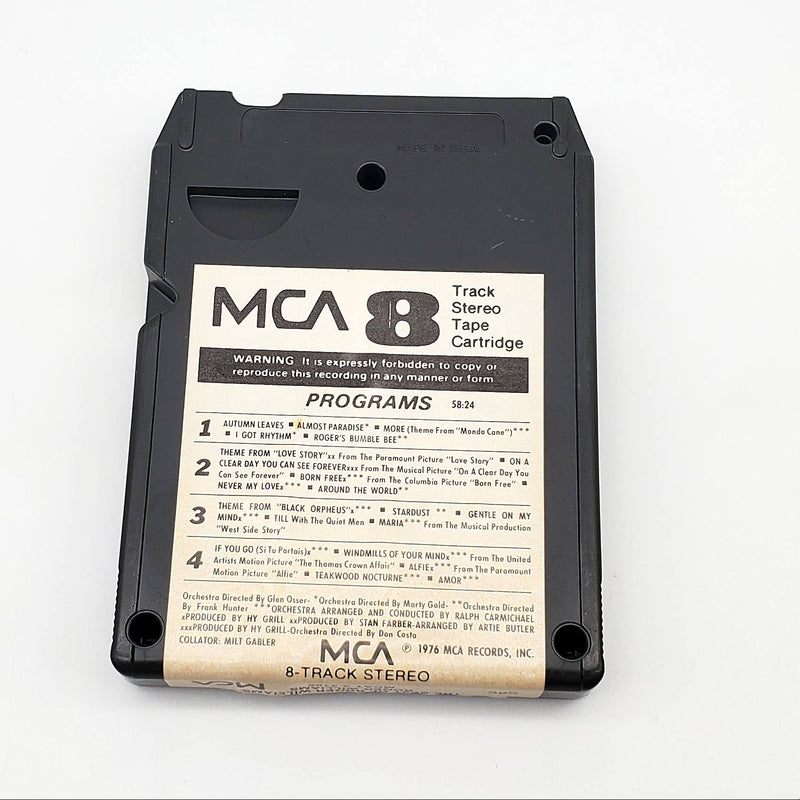 The Best Of Roger Williams 8-Track Tape Single MCA Records 1976