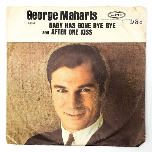 George Maharis Baby Has Gone Bye Bye Record 45 RPM Single 5-9555 Epic 1962 1