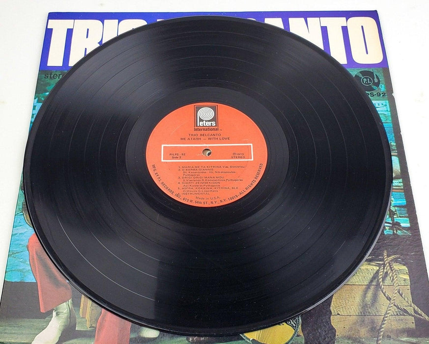 Trio Belcanto Με Αγάπη With Love 33 RPM LP Record P.I Records 1973 LPS 92 6
