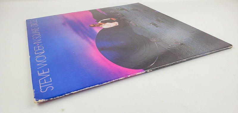 Stevie Wonder In Square Circle 33 RPM LP Record Tamla 1985 Embossed Gatefold 3