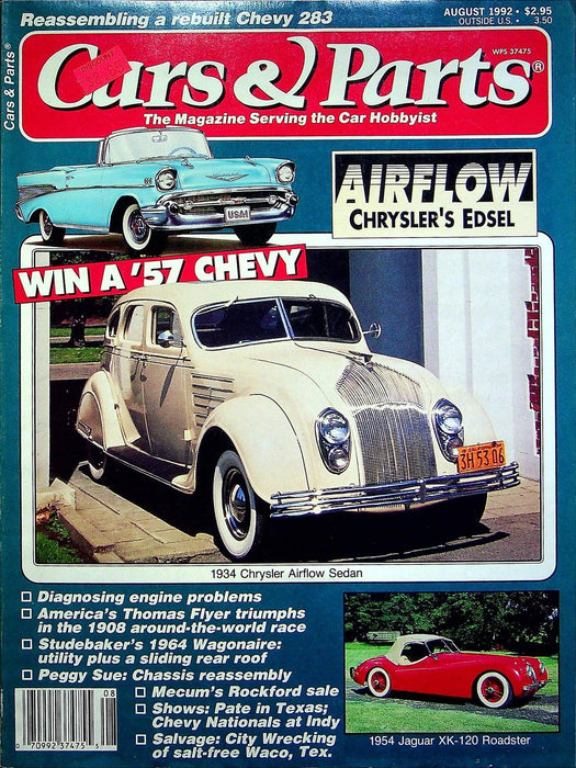 Cars & Parts Magazine August 1934 Chrysler Airflow, 1964 Studebaker Wagonaire