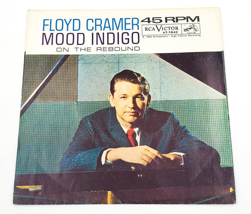 Floyd Cramer On The Rebound / Mood Indigo 45 RPM Single Record RCA 1961 47-7840 2
