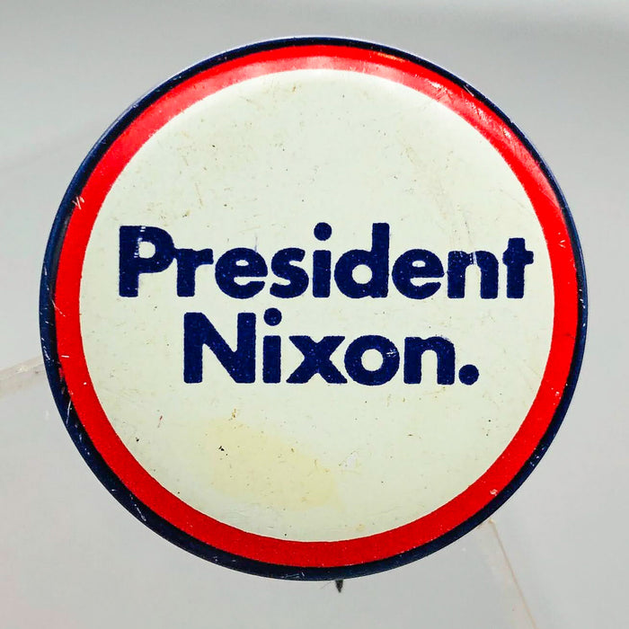 President Nixon Button Pin 1" Vintage Political Campaign Watergate COADCO 1