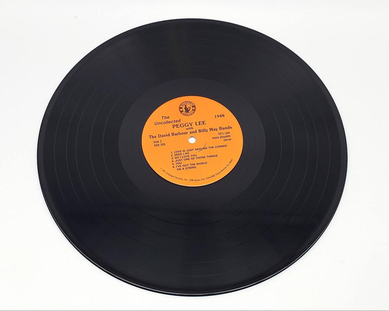 Peggy Lee The Uncollected Peggy Lee LP Record Hindsight Records 1985 HSR-220 5