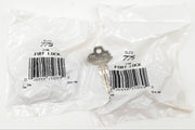 20x Ilco 775 Key Blanks For Fort Lock Cam Locks Nickel Plated NOS 3