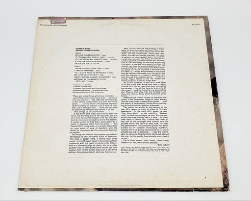 Charlie Rich Behind Closed Doors LP Record Epic 1973 KE 32247 2
