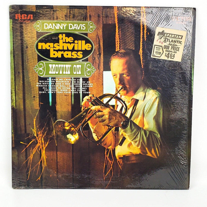 Danny Davis & Nashville Brass Movin' On Record 33 RPM LP LSP-4232 RCA 1969 1