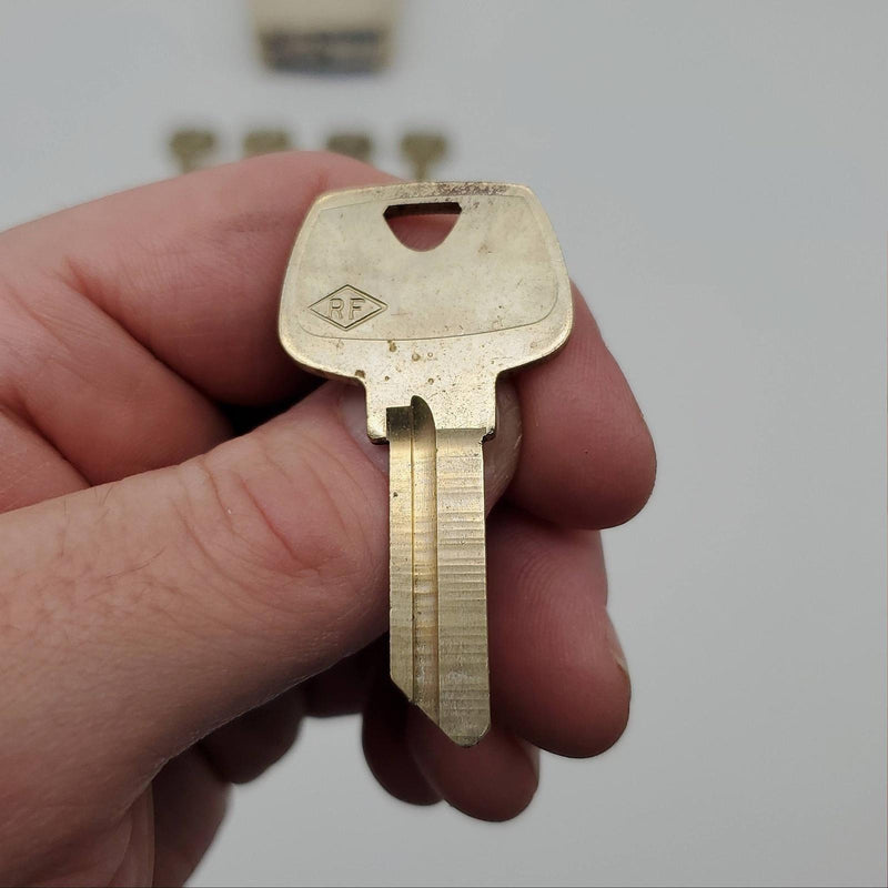 5x Sargent 12 275 Key Blanks RF Keyway Nickel Silver 5 Pin NOS