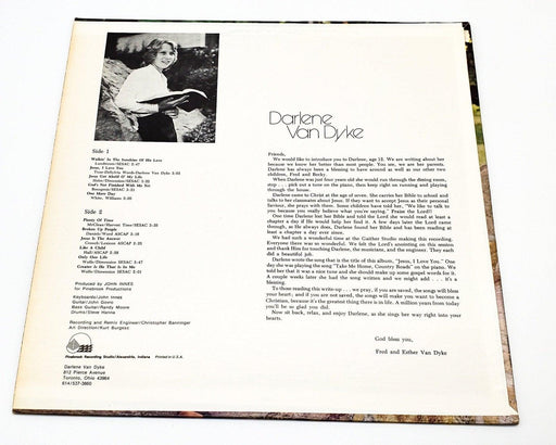 Darlene Van Dyke Jesus, I Love You 33 RPM LP Record Pinebrook Toronto Ohio 2