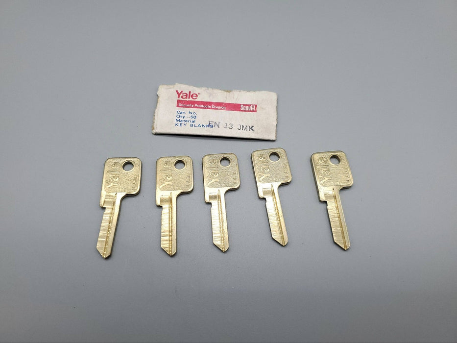 5x Yale EN13 Key Blanks JMK Keyway Nickel Silver 5 Pin NOS 3