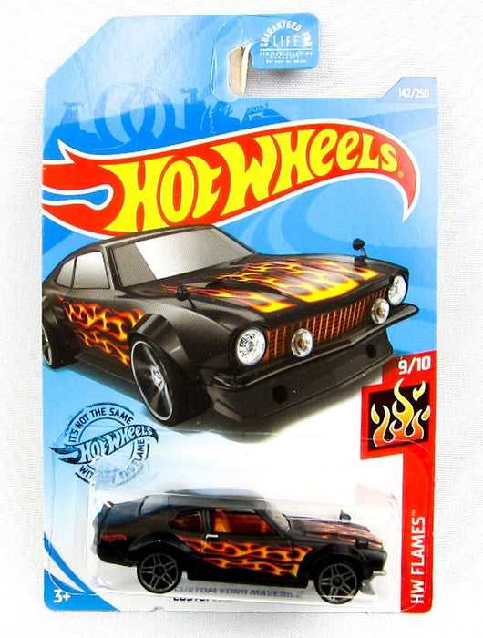 Hot Wheels HW Flames '69 Superbee '71 Mustang F/C Maverick Qty 5 NEW Diecast Car 11