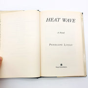 Heat Wave Hardcover Penelope Lively 1996 Adultery Family Mother Protection 7