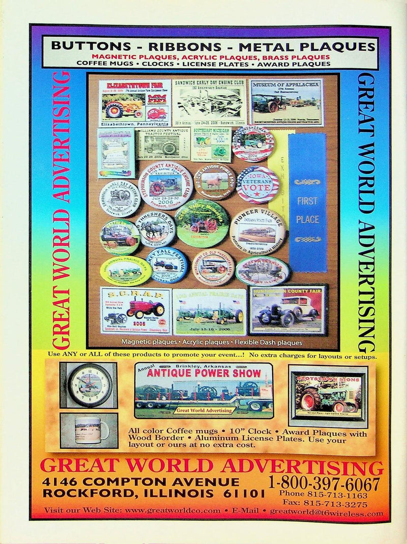 Farm Collector Magazine March 2007 Vol 9 # 8 New Hampshire Hay Day