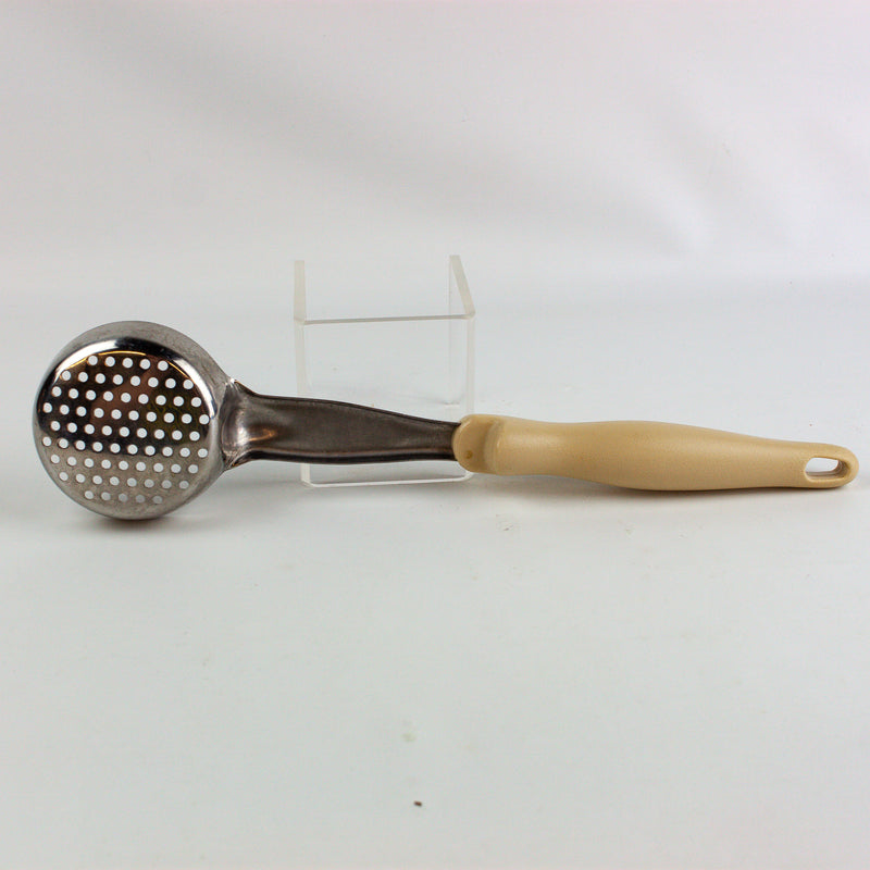 Vintage Vollrath Tan Handled Spoodle Perforated Portion Spoon 3 oz 89ML