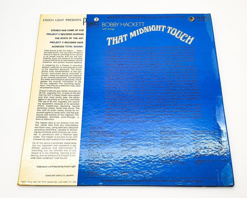 Bobby Hackett That Midnight Touch 33 RPM LP Record Project 3 Total Sound 1967 2